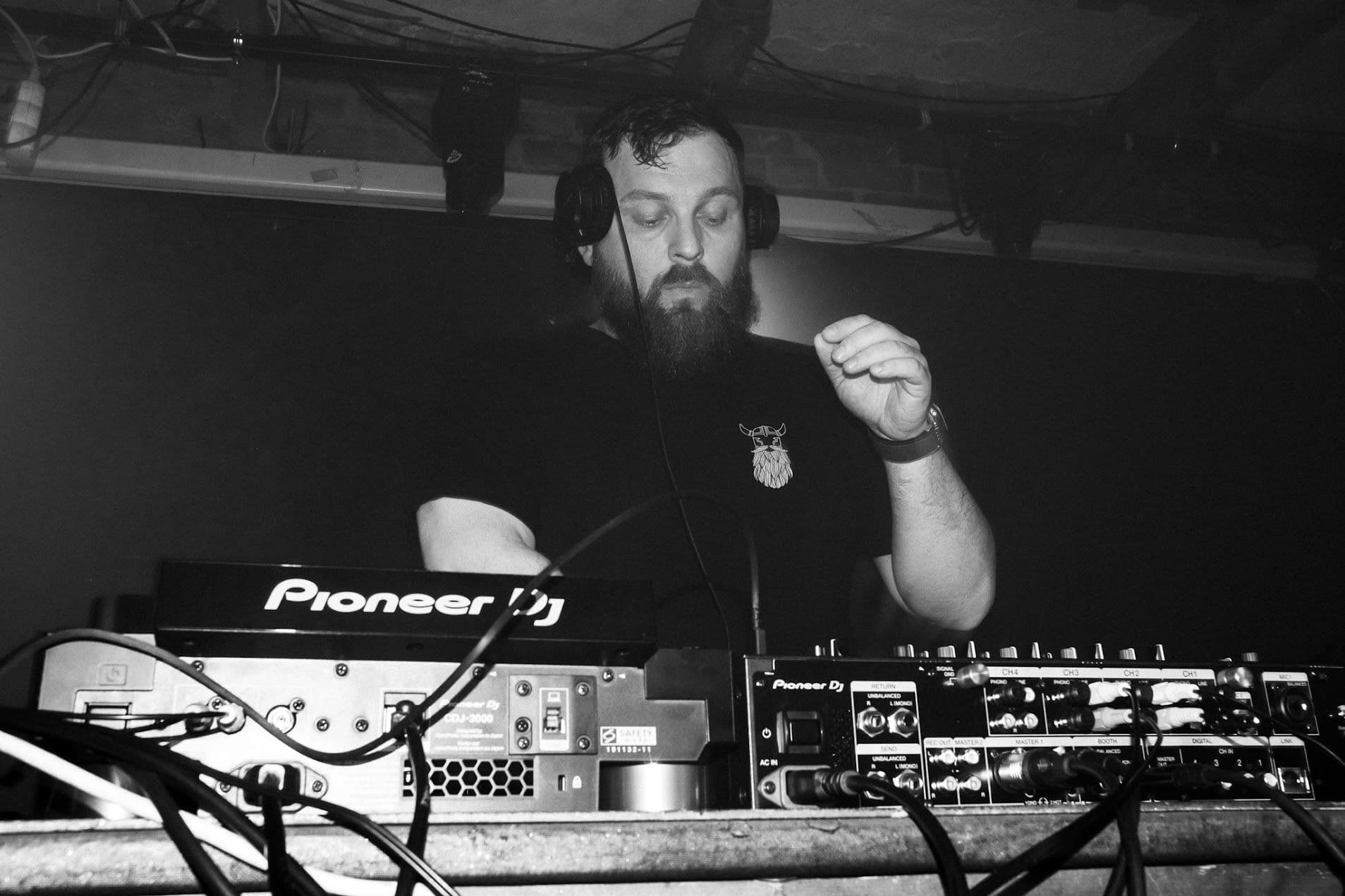 in the booth